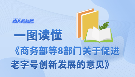 一图读懂！商务部等8部门关于促进老字号创新发展的意见